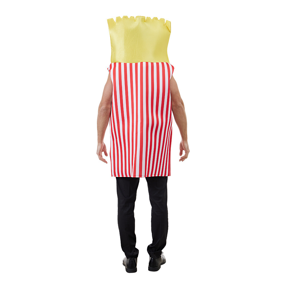 Halloween Composite Sponge  Costume French Chips Costume Campus Party Performance Costume