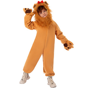 Halloween little lion cosplay jumpsuit children's stage cos costume