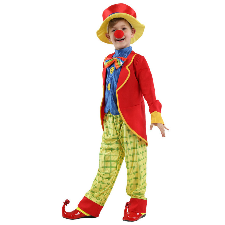 Clown Cosplay costumes Children's party performance costumes clown costumes wholesale for boys