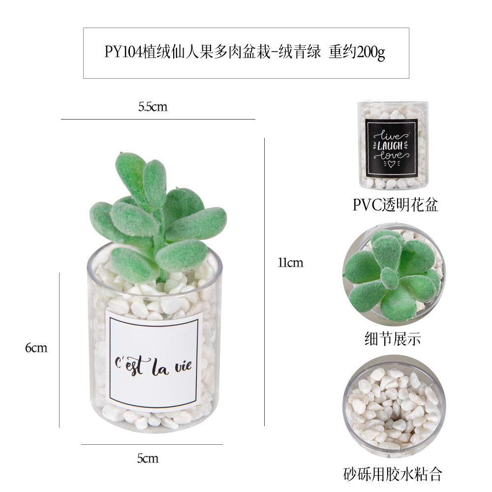 China Wholesale Plastic Faux Bonsai Small Mini Fake Cactus Potted Succulents Artificial Plant In Pots