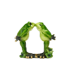 Garden Decoration Simulation Animal Yoga Frog Garden Landscape Funny Frog Outdoor Resin Crafts Decoration