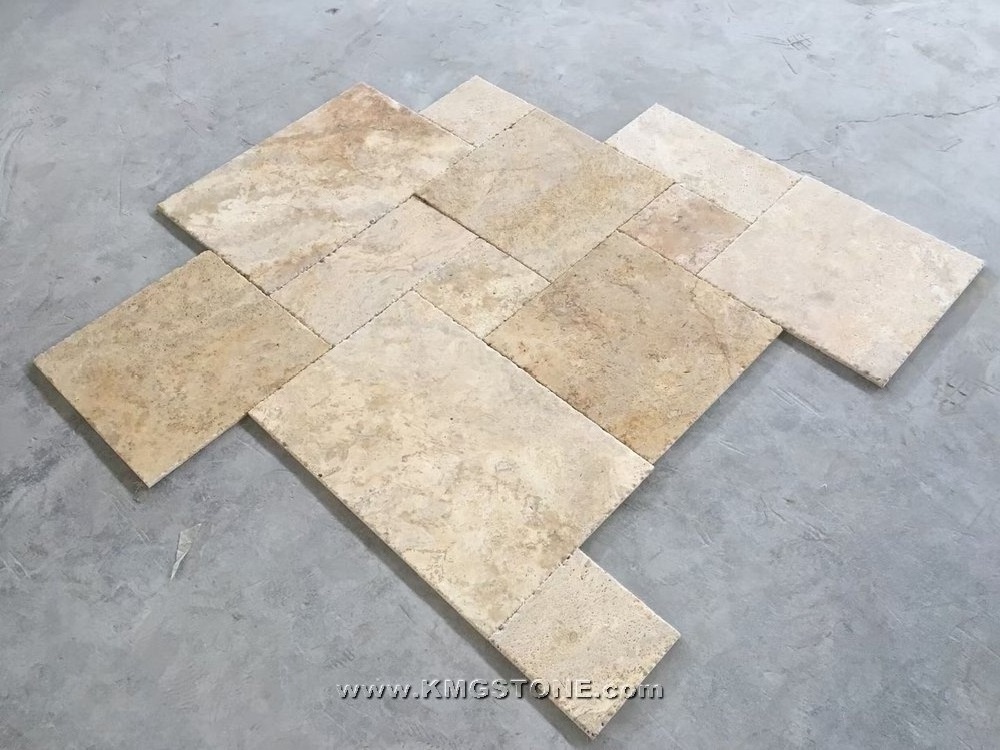 Travertine Natural Stone Wall Cladding Tile For Diy Decorate Stone Natural Slab Flooring