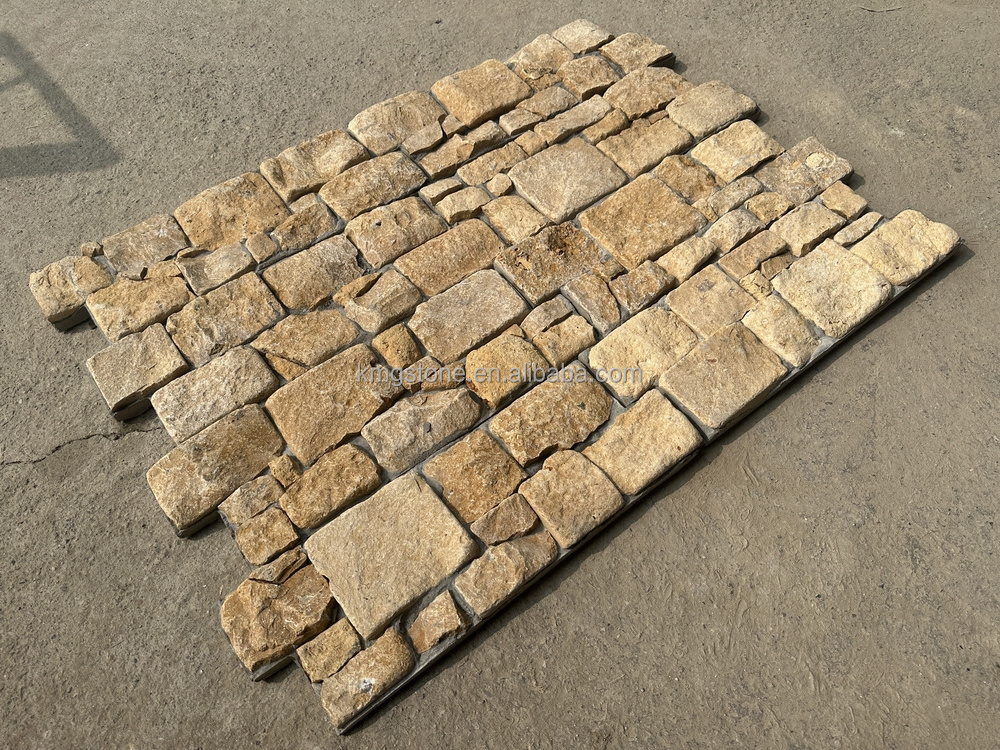 Sandstone Vinyl Stone Veneer mcm Flexible Stone Tiles Rockface Sandstone Slate Stone Cladding