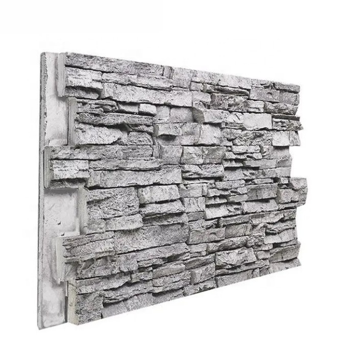 Pu faux stone wall panels 250 cm long