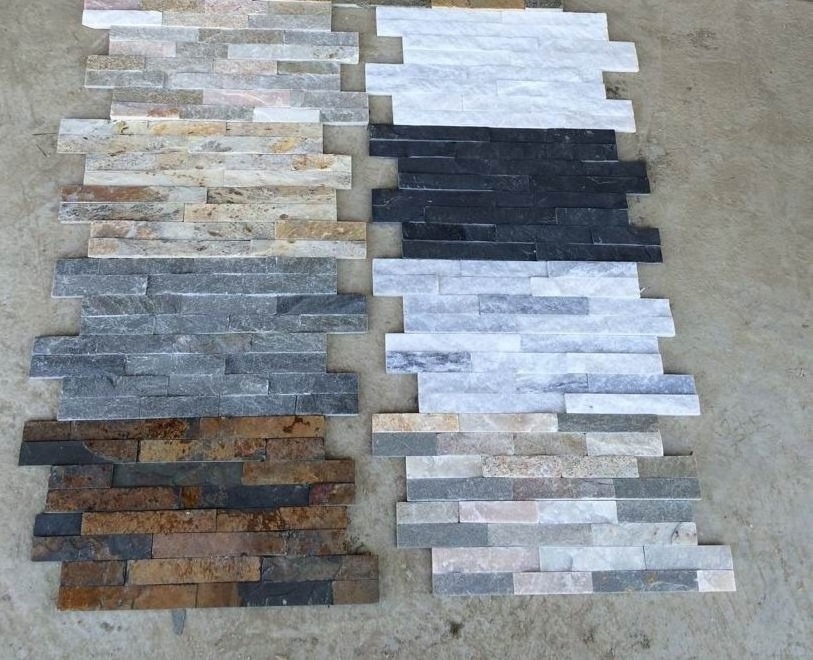 Natural Slate Thin Stone Veneer Sheets Stack Stone Panels at Competitive Prices