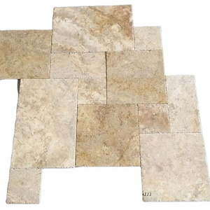 Travertine Natural Stone Wall Cladding Tile For Diy Decorate Stone Natural Slab Flooring