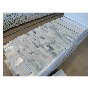 Modern Rectangle Shape Grey Natural Quartz Slate Tiles for Outdoor Culture Wall Villa and Hotel Exterior Stone Veneer