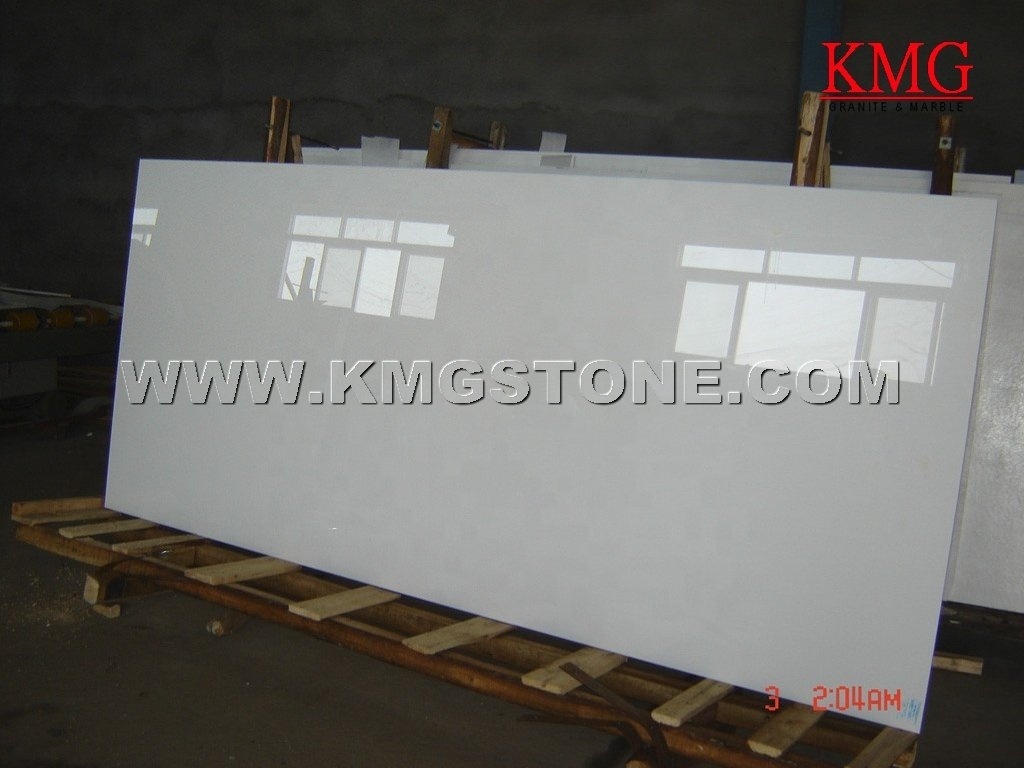 Artificial Marble Nano Crystalline Pure White Nano Marble Stone Glass Faux Stone Nano Glass Slabs