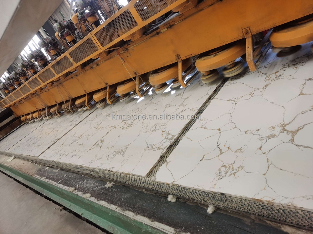 Photo inspiration: Luxury White Calacatta Marble Cut To Size Slabs Reference: Calacatta White Quartz Stone Slab Cut To Size Artificial Marble