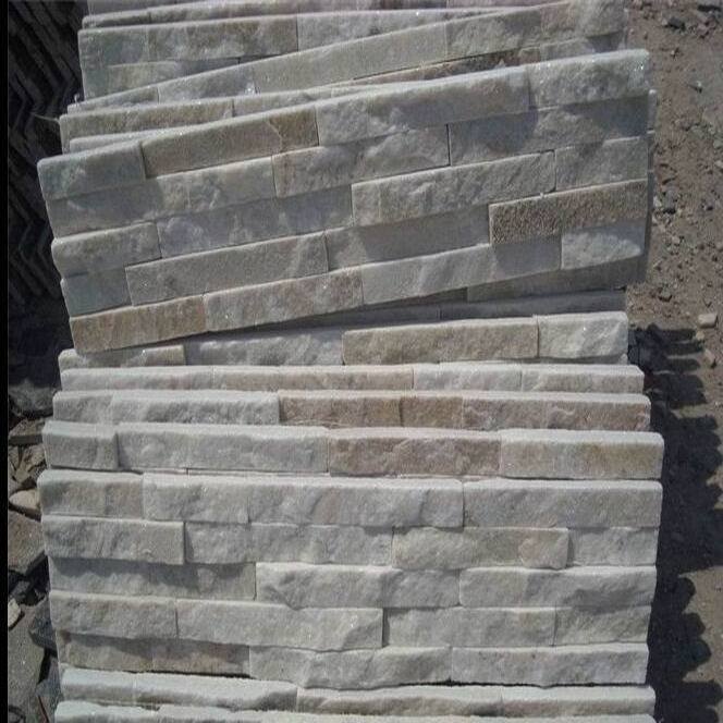 Large White Stone Slate Grey White Quartz Stone Slate Rectangle Shaped White Natural Quartz Slate Tiles