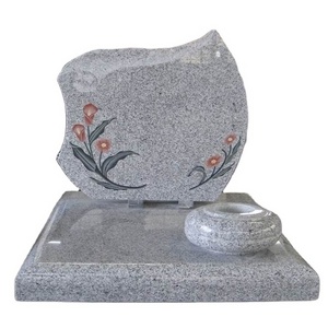 Angel Carving Granite Monuments Heart Headstone With Trees Heart With Wings Tombstone