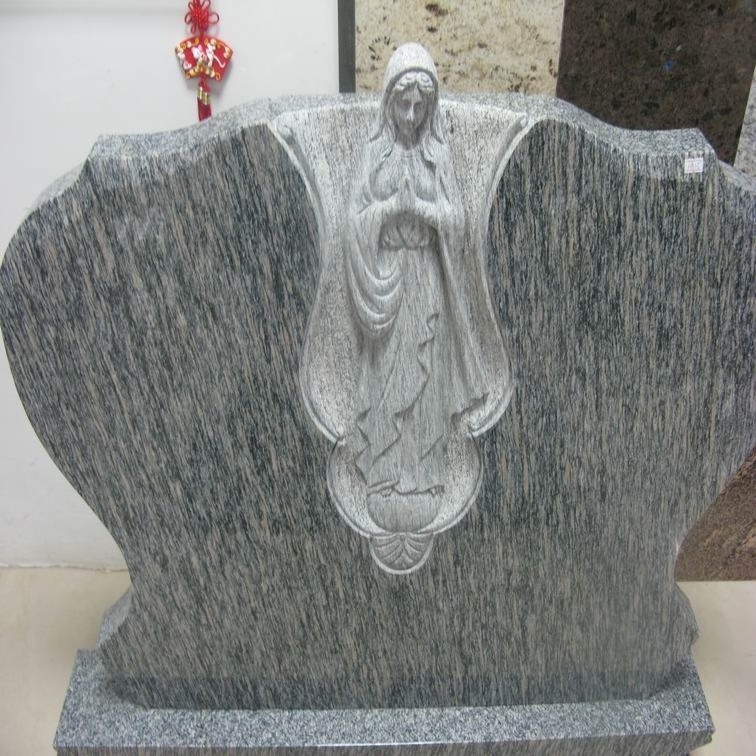 Marble Angel Wings Tombstone Granite Stone Gravestone Tile Grave Monument Slab