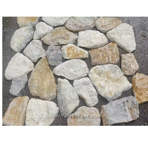 Selling Irregular Slate Grey Flagstones at Good Price Cheap Crazy Paving Walkway with Exterior Wall Panels Cladding