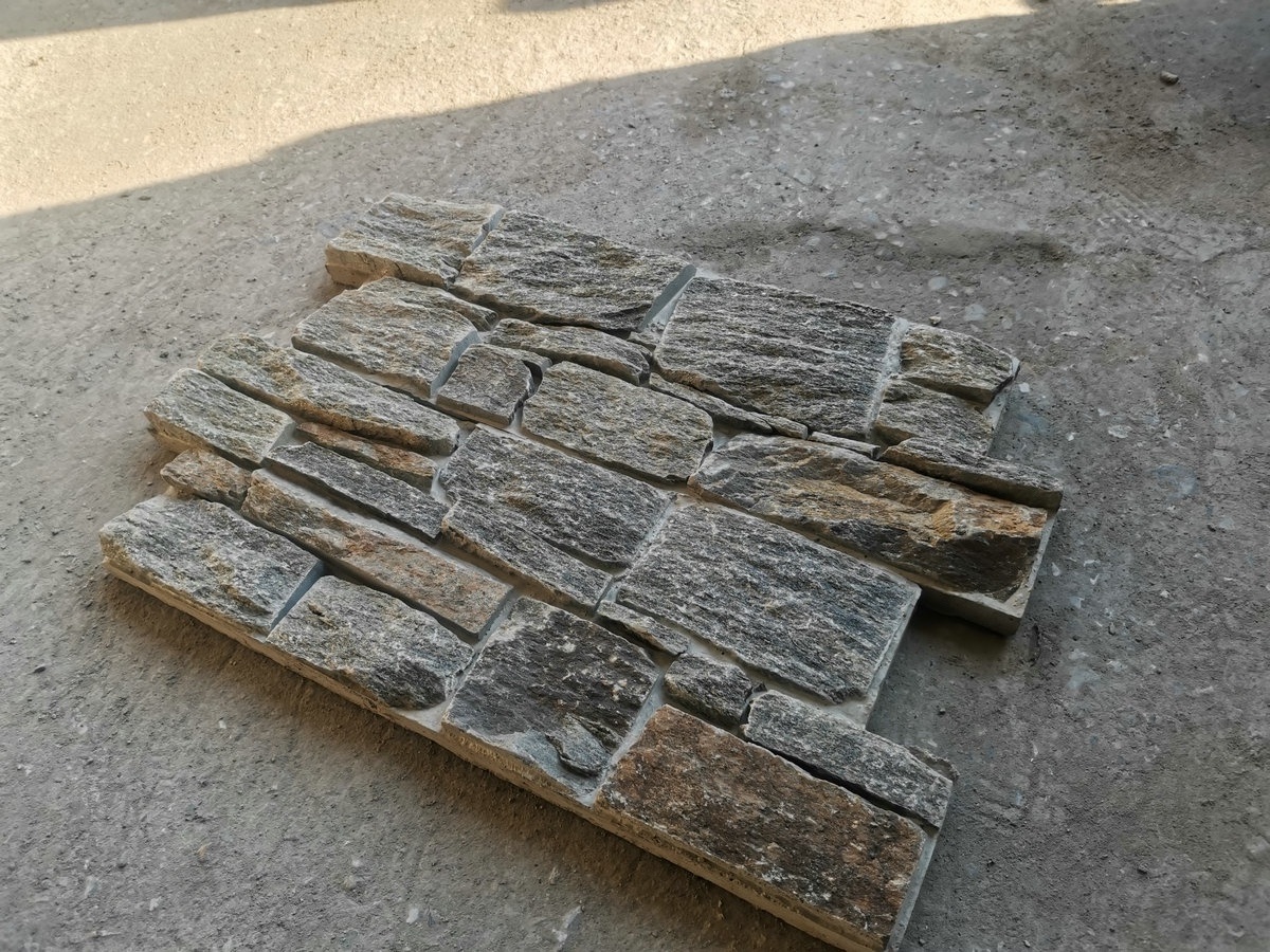 Custom-Size Culture Stone LEDgestone Veneer Cement Iron Mesh Back Antacid Erosion Exterior Hotels Stacked Cement Suppliers