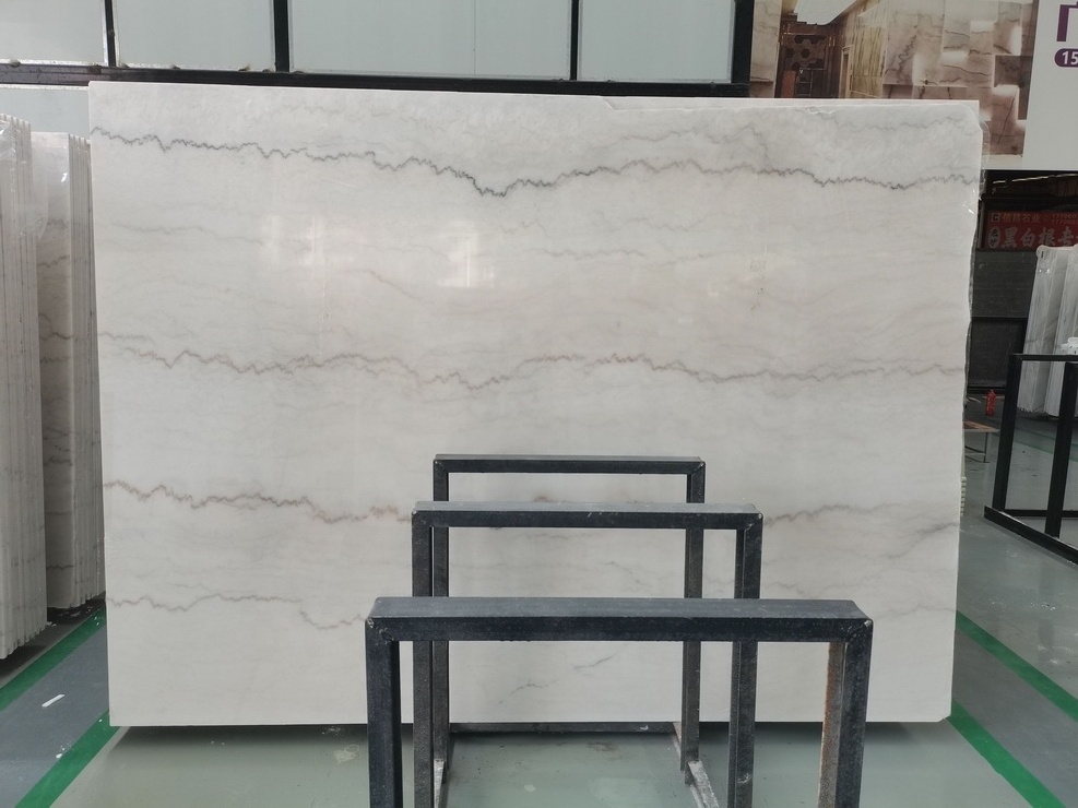 Guangxi White Marble Slabs Elegant Durable Natural Marble Countertop for Kitchen & Villa