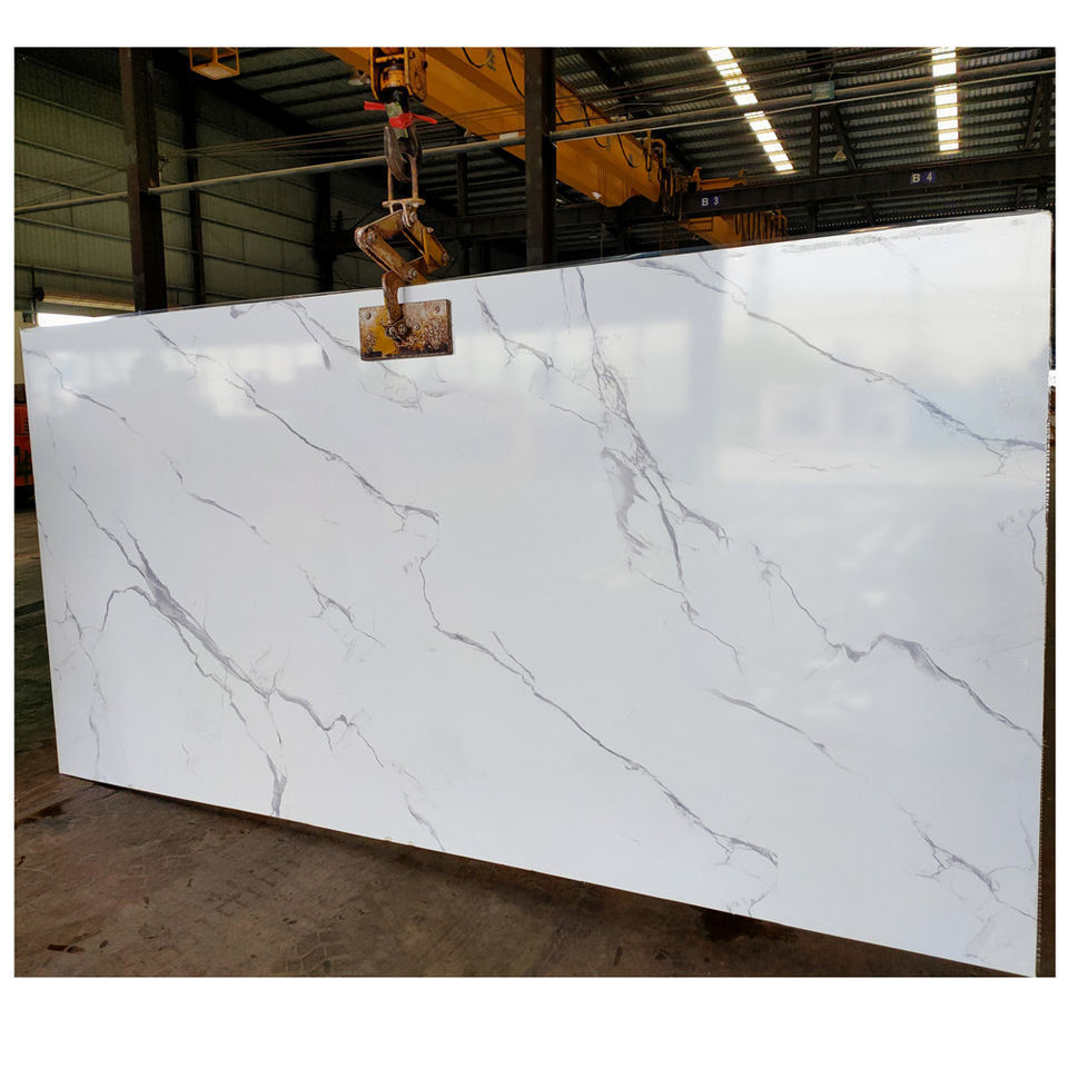 Modern Design Artificial Marble Panel Quartz Building Stone Veneer for Exterior House Wall Window Sill and Tile Granite Style