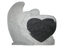 Marble Angel Wings Tombstone Granite Stone Gravestone Tile Grave Monument Slab