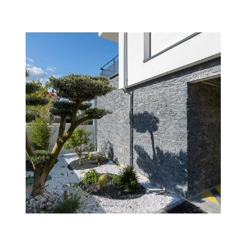 Modern Design LEDGESTONE Fibre Cement Slate Split Surface Finish Cladding for Villas