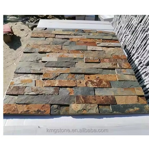 Natural Slate Outdoor Stone Wall Panels Large Veneer Panel Interior Walls-Front House Exterior Wall Tiles Culture Decorative