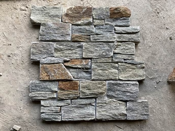 Custom-Size Culture Stone LEDgestone Veneer Cement Iron Mesh Back Antacid Erosion Exterior Hotels Stacked Cement Suppliers