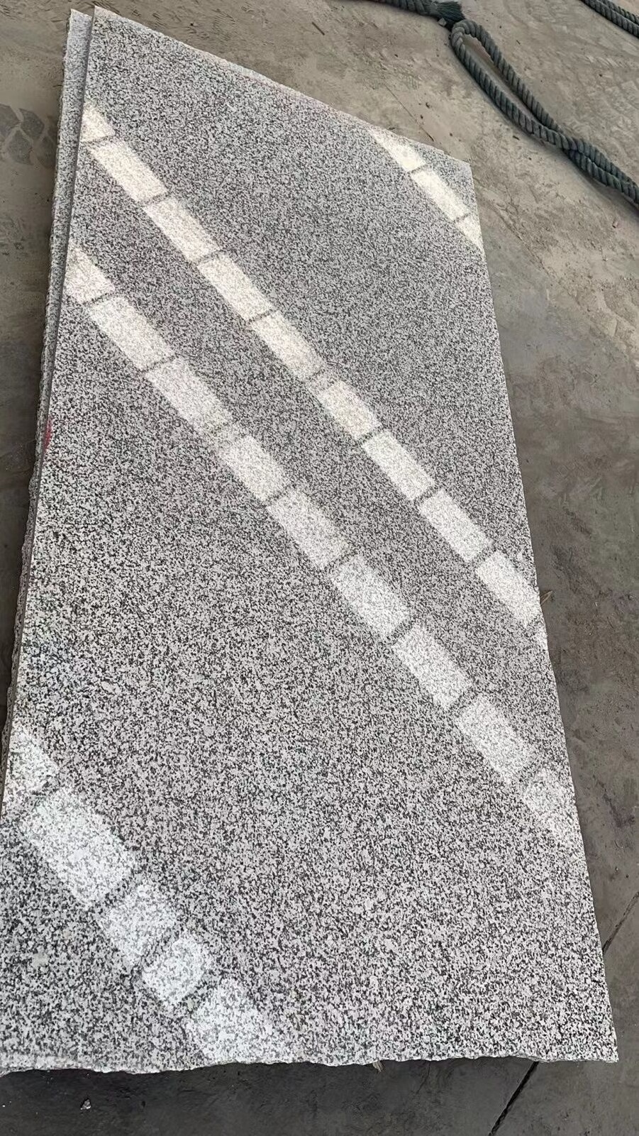 Wholesale Factory G603 Rock Face Granite Wall Slabs Polished Modern Block Design Flamed Split Honed Bush Hammered 1-Year Floor