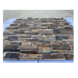 Factory Manufactured Modern Style Wall Stone Veneer Decorative Ledgestone Tile Culture Stone Exterior Low Price Slate