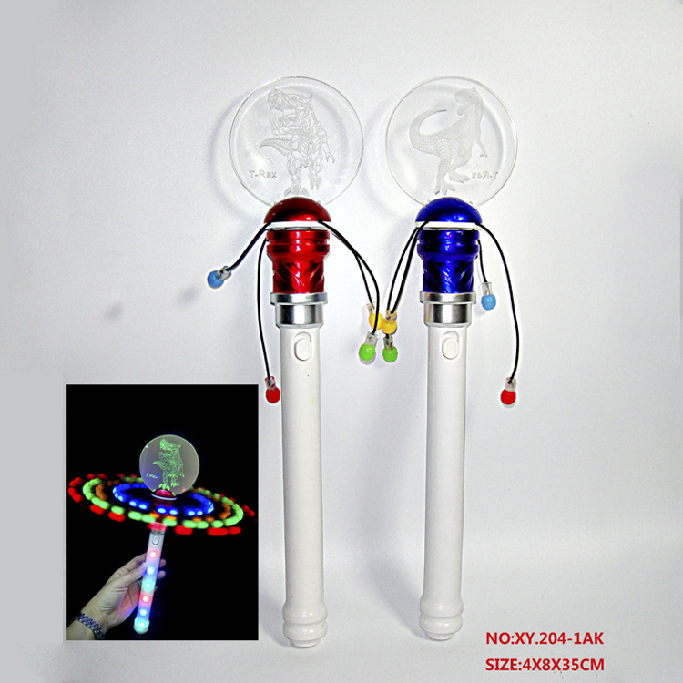 Hot selling handheld swing stick plastic flashing Led light rotating stick toys