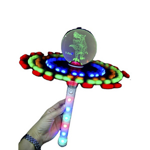 Hot selling handheld swing stick plastic flashing Led light rotating stick toys