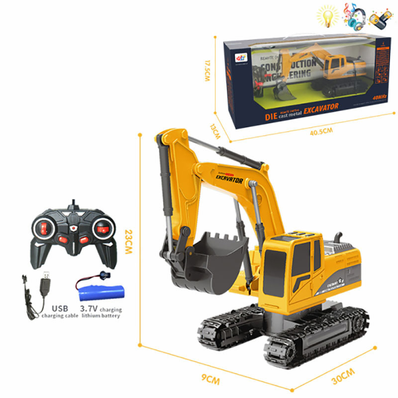 Excavator Remote Control Toys Rc Trucks Oem Backhoe Loader Digger Toy