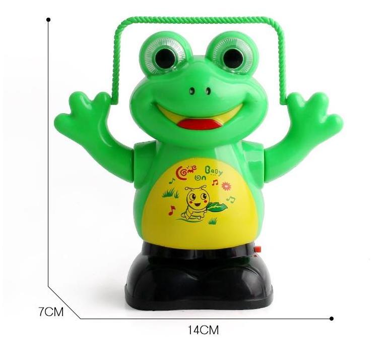 Electronic Dancing Animal Frog Skipping Toy Gift Robot Toy Light Music Toy