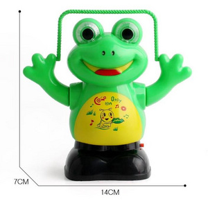 Electronic Dancing Animal Frog Skipping Toy Gift Robot Toy Light Music Toy