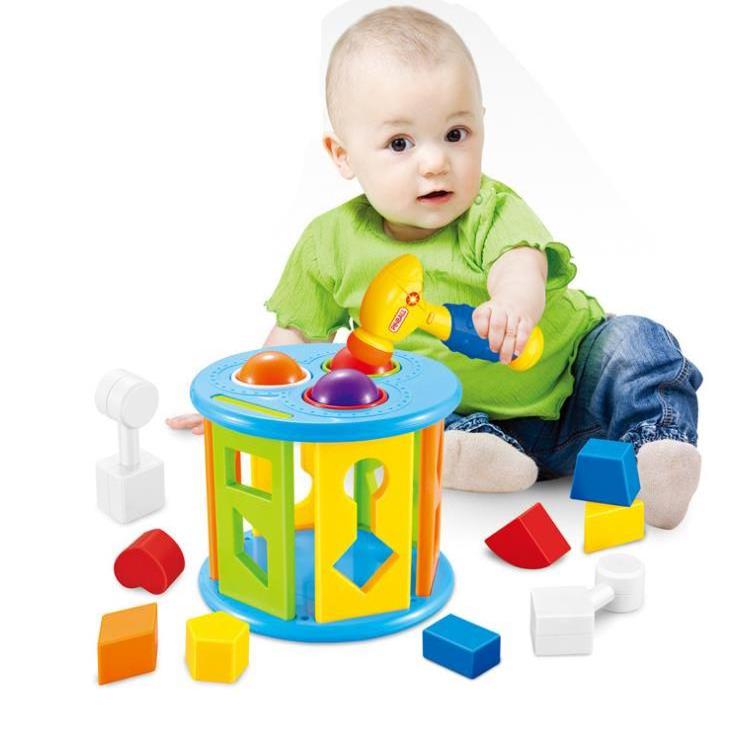 Hot Selling Block Hammer Table Set Educational Learning Baby Toy