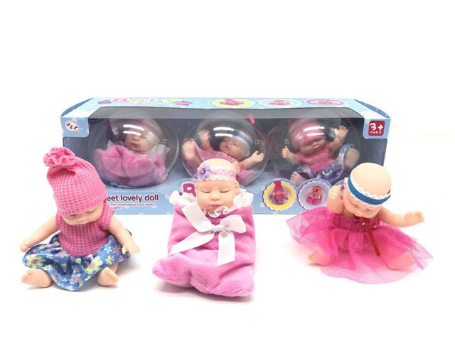 Baby Doll Surprise Doll Reborn Doll Baby Real Mini Bebe Reborn Girl Baby Toy (Ball)