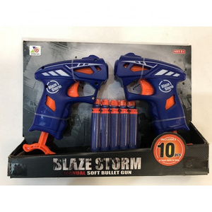 Wholesale Blaze Storm Manual Soft Bullet Gun Toy with 10 PCS Soft Bullets for Kids Outdoor Shooting Game