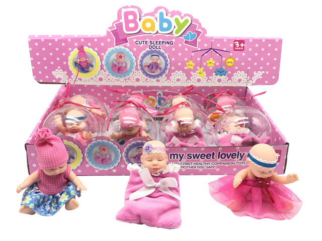 Baby Doll Surprise Doll Reborn Doll Baby Real Mini Bebe Reborn Girl Baby Toy (Ball)