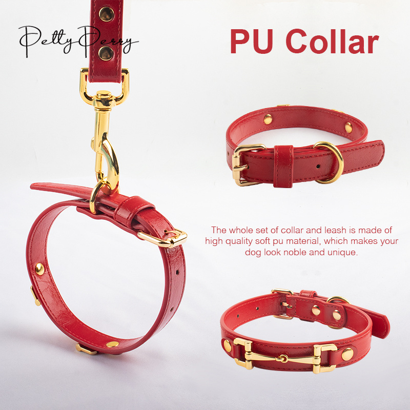 New Products Dog Luxury Collar Shoe Chain Gold Dog Collar Accessories Coleira Para Cachorro Waterproof Dog Leather Collar