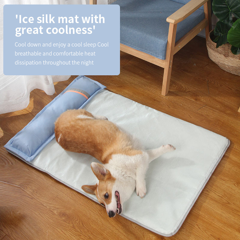 New Design Summer Cooling Pet Bed Waterproof Memory Foam Dog Bed for Small Medium Large Dogs Cat Cooling Pad Pet Supplies