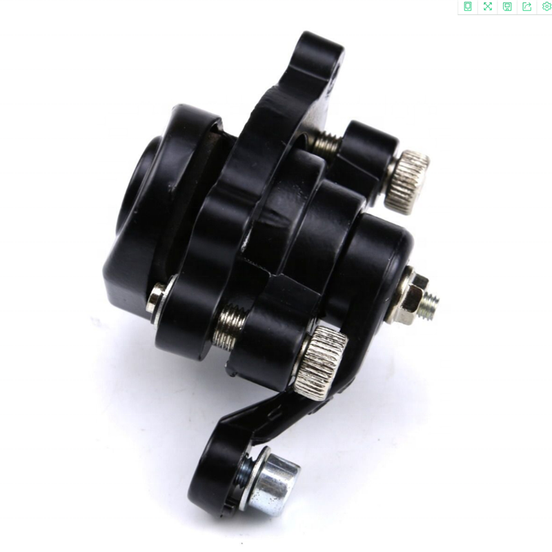 Black Front  Rear Disc Brake Caliper 47cc 49cc Dirt Mini Pocket Bike Scooter Minimoto