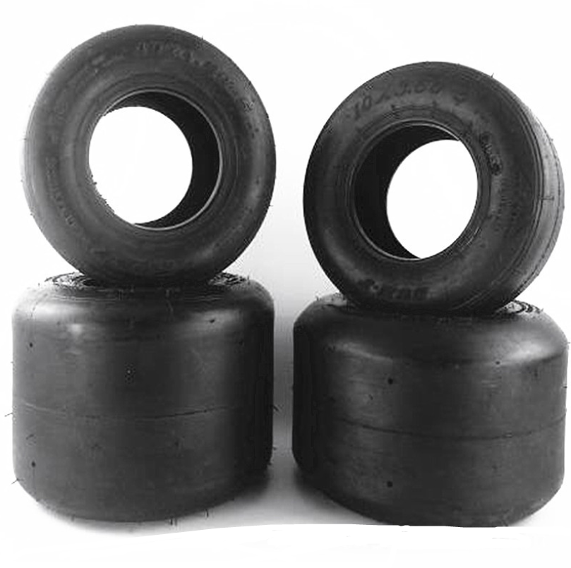 Go Kart Wheel Kit Tire Tyre Set10*4.5-5/11*7.10-5 Four Wheels Set