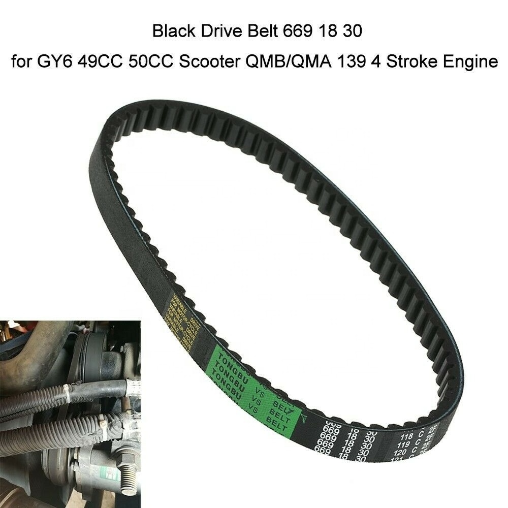 Drive Belt 669 18 30 For GY6 49CC 50CC Scooter QMB/QMA 139 4 Stroke Engine JJ