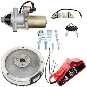 GX340 GX390 ELECTRIC START KIT STARTER MOTOR FLYWHEEL SWITCH H ST19+