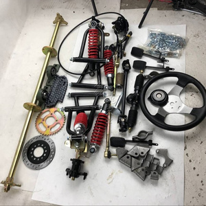 Go Kart 1M Axle Kit off-road kart modified steering suspension rear axle rear axle front and rear disc brake