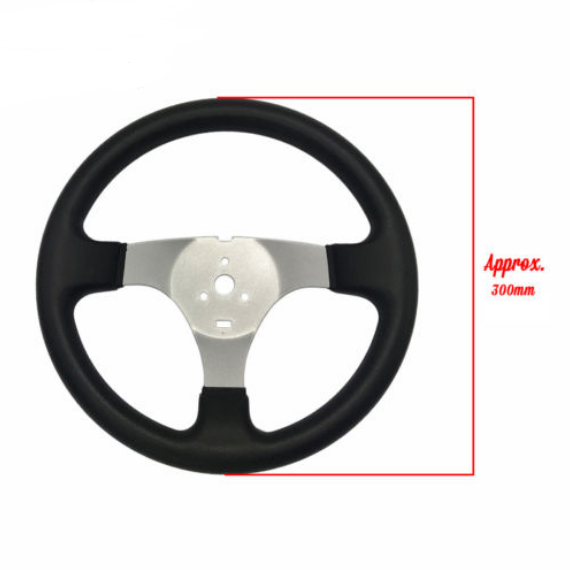 300mm Steering Wheel for 150cc 250cc Go Kart Buggy Quad Hammerhead Kandi JCL