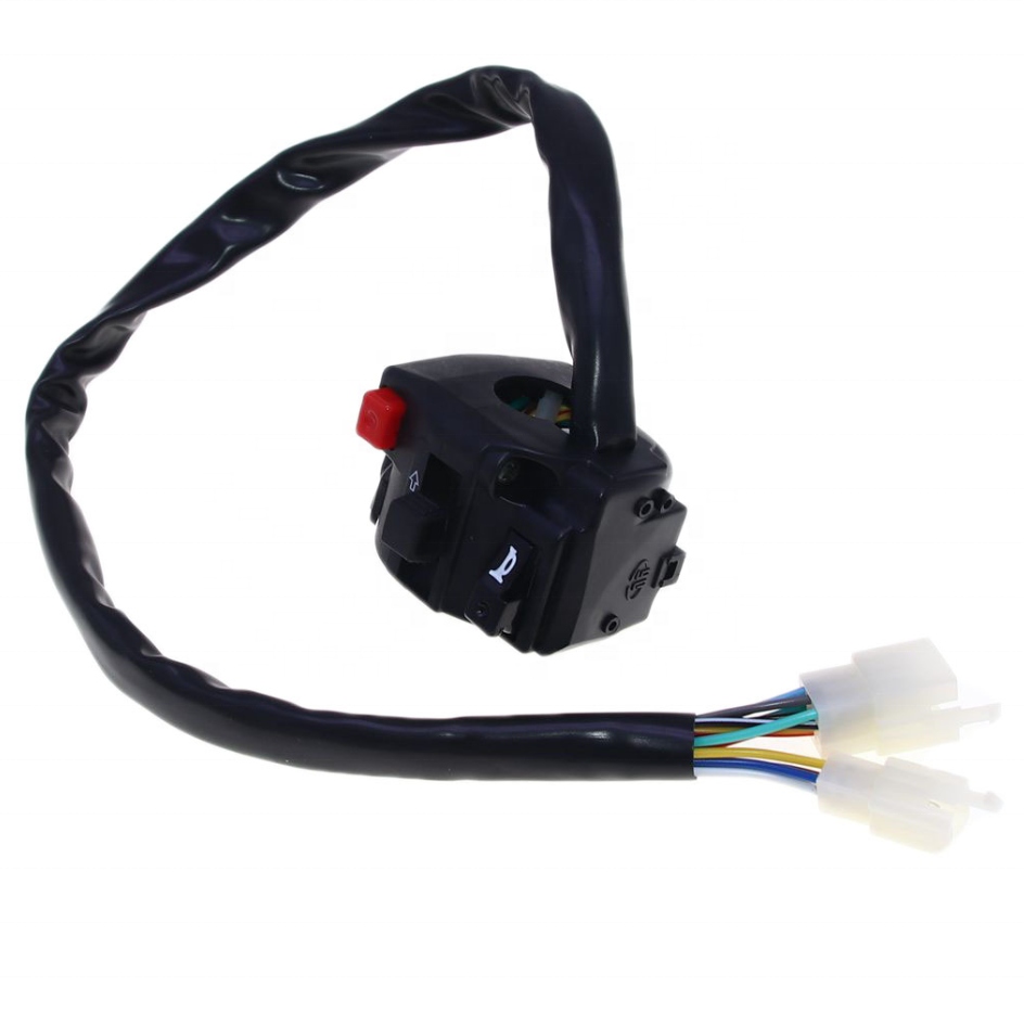 12 Wire 5 Function Handle Control Switch Assembly With Choke Lever For Chinese Quad 4 Wheeler ATV 110cc 125cc 150cc 200cc 250cc