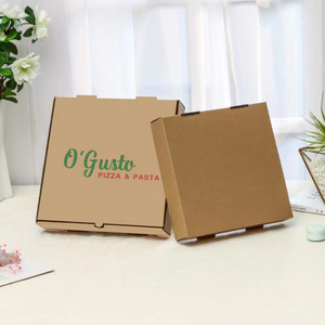 Wholesale Cheap Pizza Packaging 8 10 12 Inch 3 layer Pizza Corrugated Carton Boxes With Logo