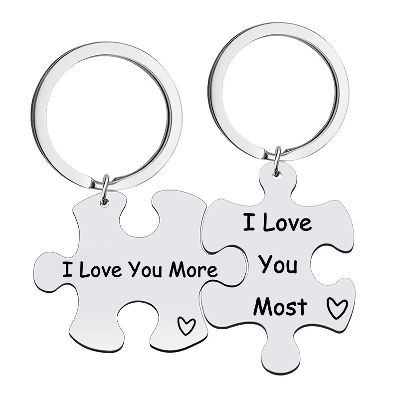 Nimteve Gifts for Couples Boyfriend Girlfriend Couples Key chains for Husband Wife Valentine's Day Gift Key Ring Keychain Couple