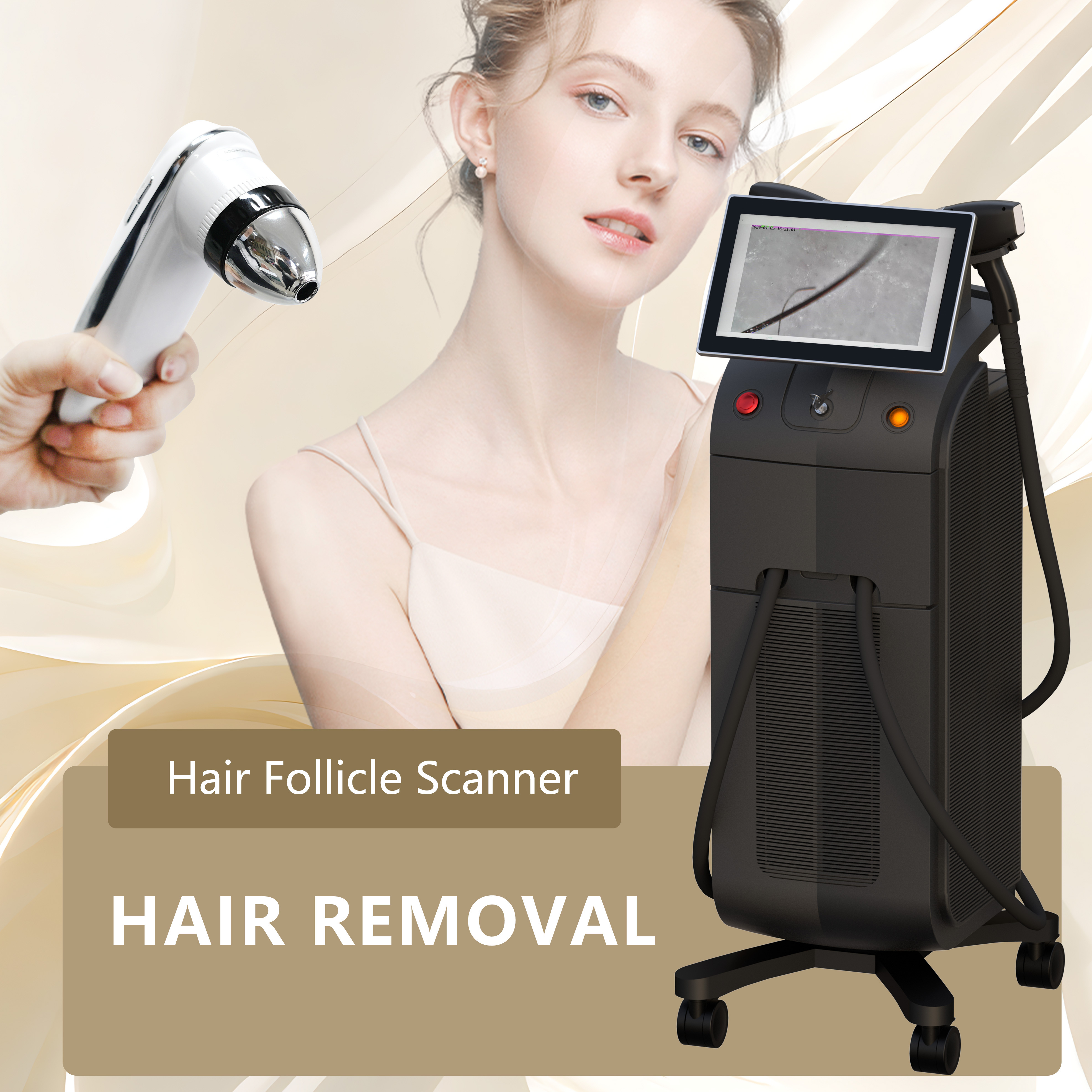 60%DISCOUNT 2024 Weifang KM laser diodo machine price/808 diode laser 2000W2400W/titanium hair removal  diode laser 755 808 1064