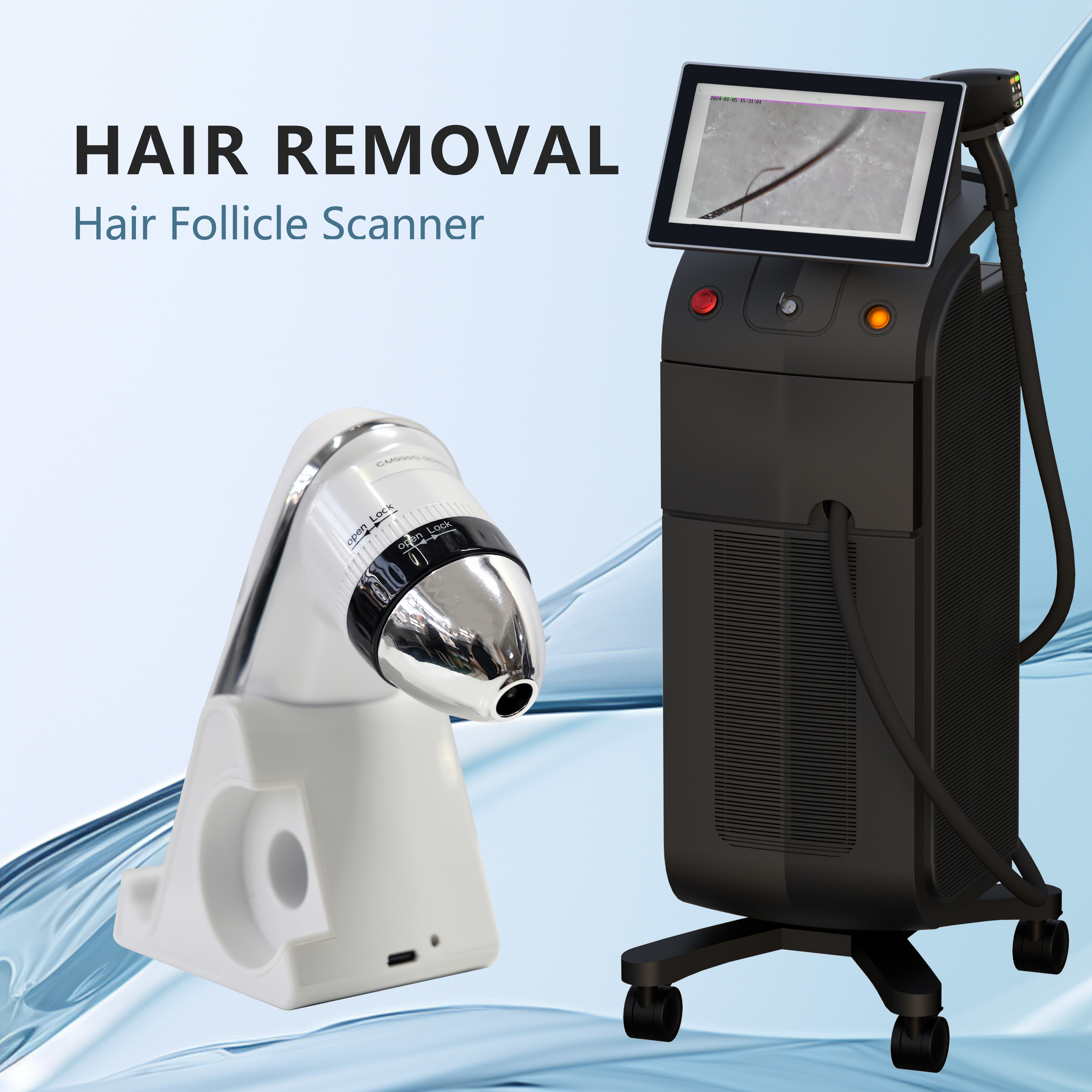 60%DISCOUNT 2024 Weifang KM laser diodo machine price/808 diode laser 2000W2400W/titanium hair removal  diode laser 755 808 1064