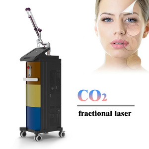 KM Laser Korea TUBE 10600nm Fractional Co2 Laser Acne removal Skin rejuvenation co2 fractional laser with TUV