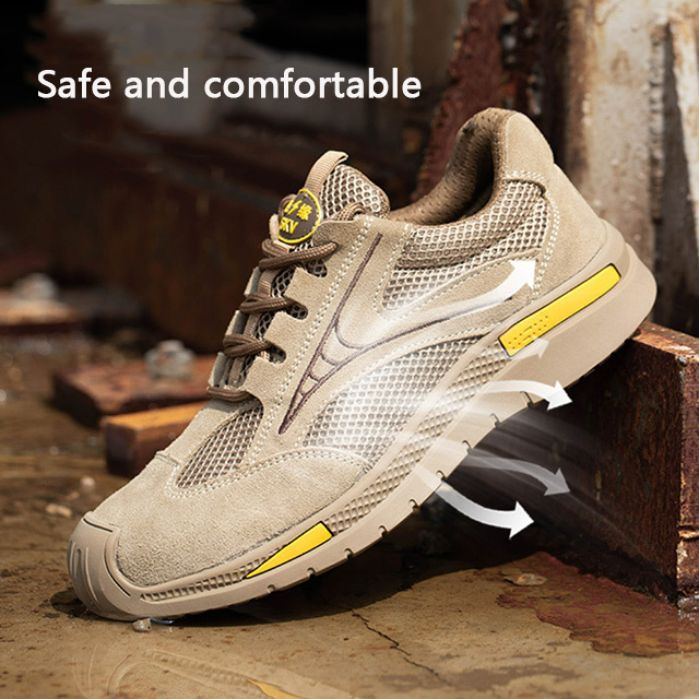 safety jing shoes composite toe safety shoes safety shoes for men light weight work footwear